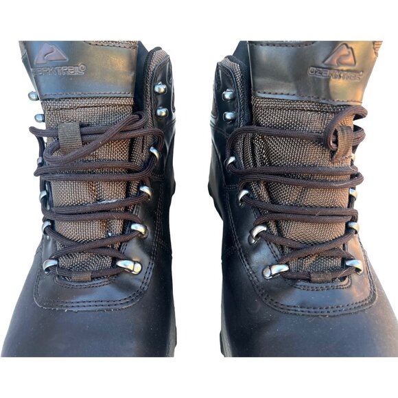 Ozark Trail Men's Size 11 Hiking Boots Recreation Black Leather & Manmade Upper - Picture 10 of 13
